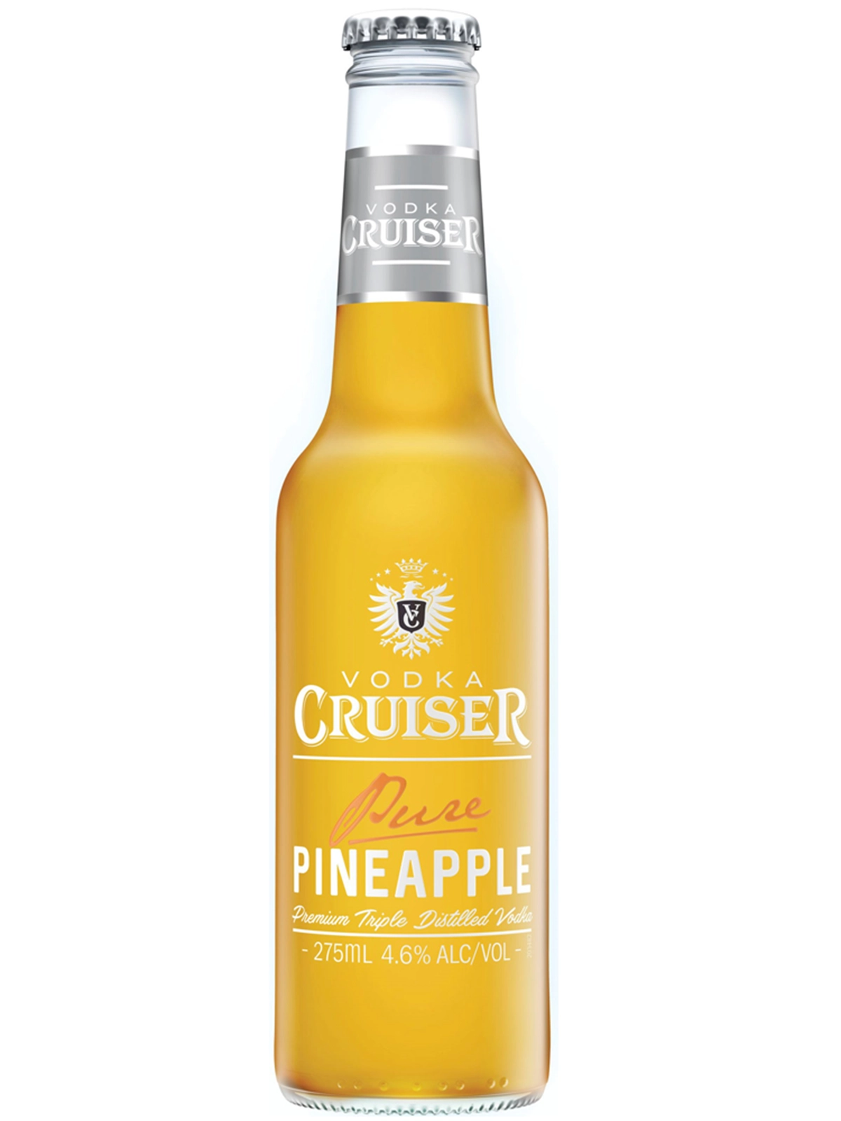 Vodka Cruiser Pure Pineapple Bottles 24 X 275ml